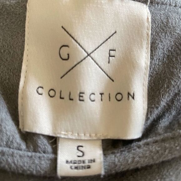 GF Collection Moto Jacket, Small Metallic Look - Picture 2 of 3